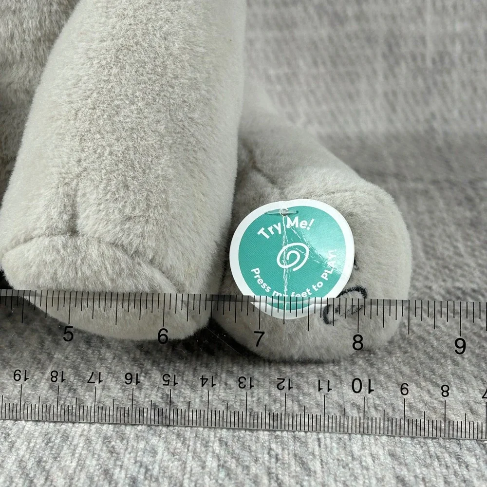 Baby GUND Flappy the Elephant Animated Plush Grey Singing Stuffed Toy NWT 12in